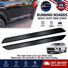 2pcs Aluminum Running Boards Side Step Bars Fits For Buick Enclave 2025-2026 2pcs Aluminum Running Boards Side Step Bars Fits For Buick Enclave 2025-2026