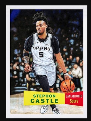 TOPPS LIVING SET NBA  32 STEPHON CASTLE SPURS PRESALE
