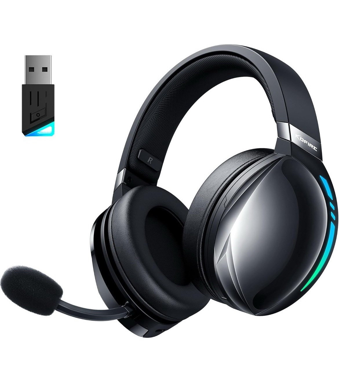Wireless gaming headset with immersive sound and mic-image