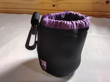 Bolsa de lente de neopreno duradera e impermeable marca Altura foto con gancho - negra/pura
