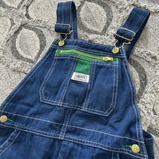 Liberty Youth Size 18R Youth Bib Overalls 100 Cotton Blue Denim NWT 11906DB9
