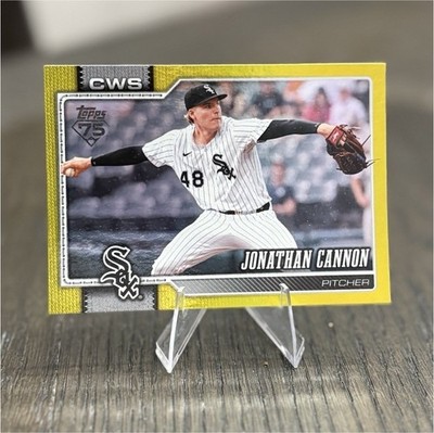 2026 Topps series 2 Jonathan Cannon #648 Chicago White Sox yellow /399