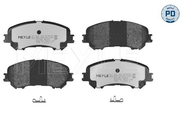 Bremsbelagsatz, Scheibenbremse MEYLE-PD: Advanced Performance A 025 220 6518/PD-image
