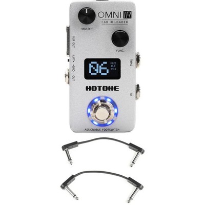 Hotone Omni IR Impulse Response Cabinet Simulator with EBS Patch Cables