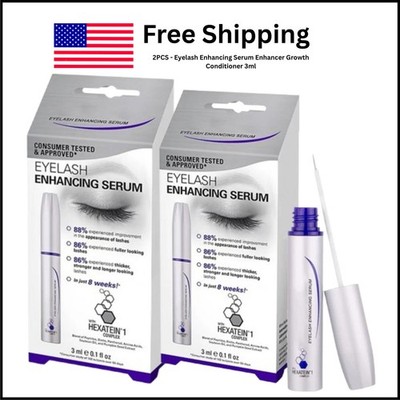 2X Rapid/Lash Eyelash Enhancing Serum Enhancer Growth Conditioner 3ml/0.1 fl oz