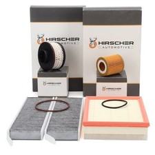 HIRSCHER Filterset 4-tlg für PSA BERLINGO PARTNER RIFTER OPEL COMBO 1.5 D