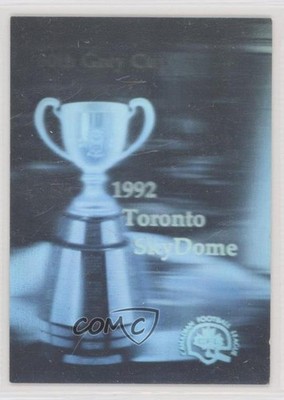 1992 Arena CFL Holograms The Grey Cup Toronto SkyDome 0u2j