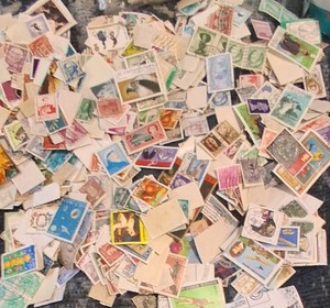 1,000 WW WORLDWIDE USED Stamps Off Paper - FEW IF ANY DUPLICATES - FREE SHIPPING