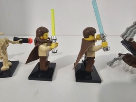 Vintage LEGO Star Wars Jedi Defense I 7203 Jedi Defense II 7204 100% COMPLETE