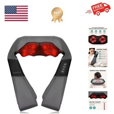 Shiatsu Neck Massager with Heat for Pain Relief Deep Tissue, 2026 Upgraded 3D...