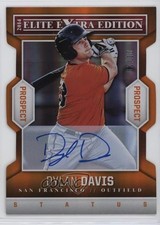 2014 Panini Elite Extra Edition Prospects /10 Dylan Davis #54 Auto 0b0