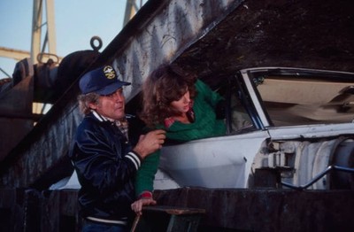 Lee Majors Judith Chapman appearing in the ABC tv show Fall Guy' Old Photo 4