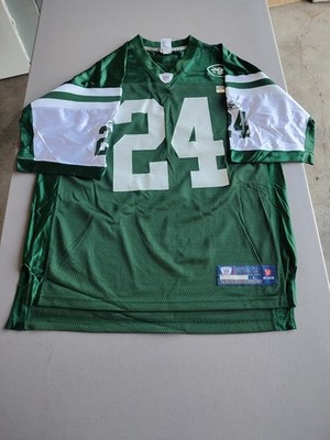 New York Jets Revis Jersey Reebok Green Size Large