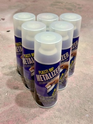 1 CASE (6 cans) Plasti Dip Performix 11256 Silver Metalizer - 11 oz each 