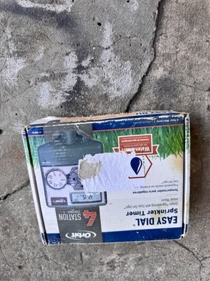 Orbit 57894 Easy-set Logic 4-Station 3 Program  Indoor/Outdoor Sprinkler Timer