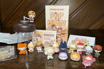 POPMART - DIMOO - Coffee Factory Pop Bean Jar + POPBEAN BUNDLE