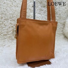 LOEWE Anagram Tote Bag Nappa Leather Yellow Unisex Excellent Condition