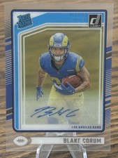 2024 Panini Clearly Donruss - Rated Rookie Blake Corum #76 Autographs (AU, RC)