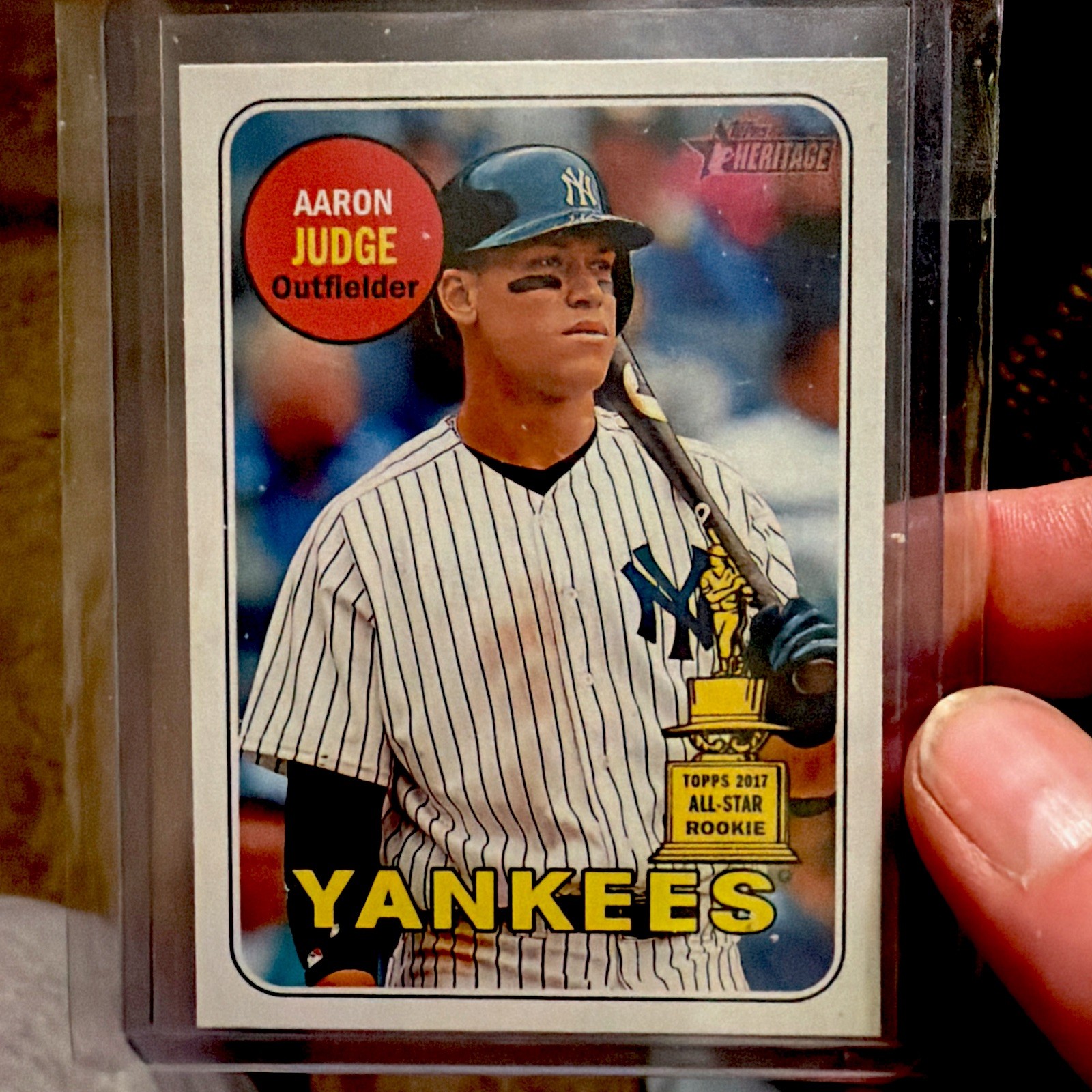 2018 Topps Heritage - Aaron Judge #25 Bat on Shoulder. Made 2 Grade 💥
