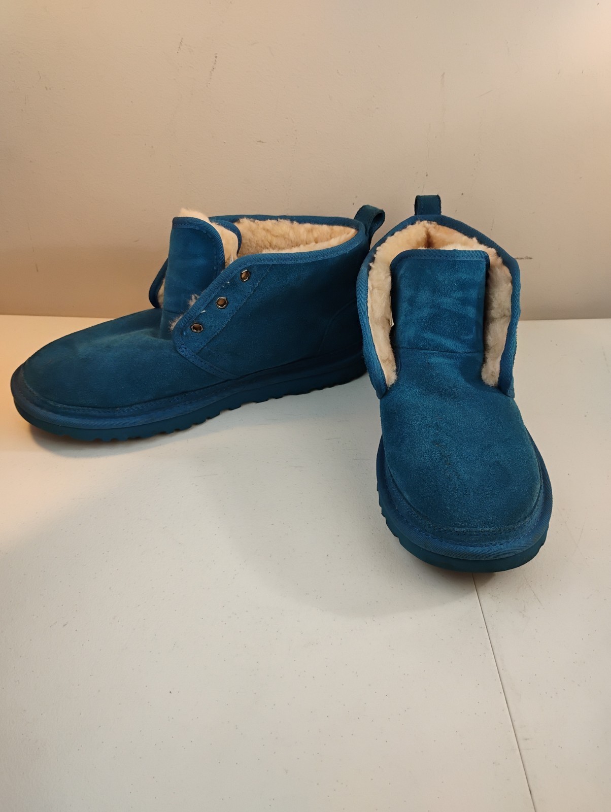 UGG Men’s Size 10 Royal Blue Suede Neumel S/N 3236 Chukka Boots Shoes