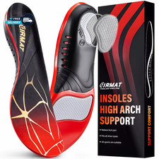 Plantar Fasciitis High Arch Support Insoles for Men Women, Arch Support Inserts.