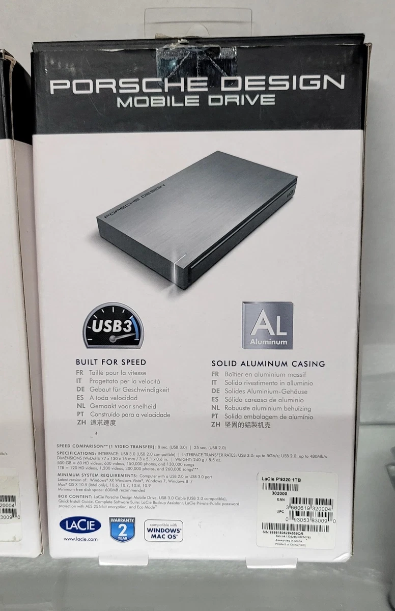 lacie porsche 1tb products for sale | eBay