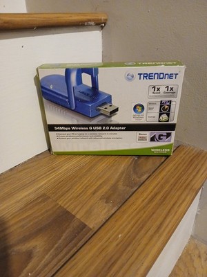 Trendnet 54mbps Wireless G USB 2.0 Adapter TEW-424UB McAfee Bonus Offer Included