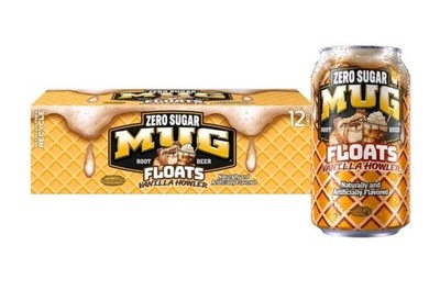 NEW LTD EDITION MUG ROOT BEER FLOATS ''VANILLA HOWLER''- ZERO SUGAR-12PACK CANS