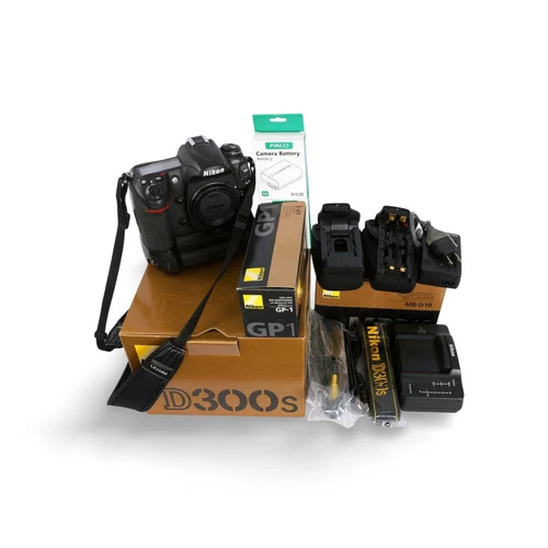 Nikon D300s DSLR Camera Body c/w MB-D10 Set, GP1 Set and Extras - Mint in Box!