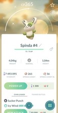 Pok mon  Trade  Go Shiny Spinda 4  