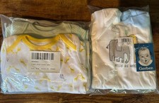   0-3M Simple Joys by Carter's Unisex Baby Cotton Sleeper Gown, 3pk  4pk Onesie