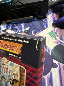 Gun Smoke Nintendo NES Complete in Box W Box Protector