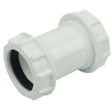 McAlpine 1 1/4" Straight Waste Pipe Connector - S28M - FREE Tracked 24 Delivery