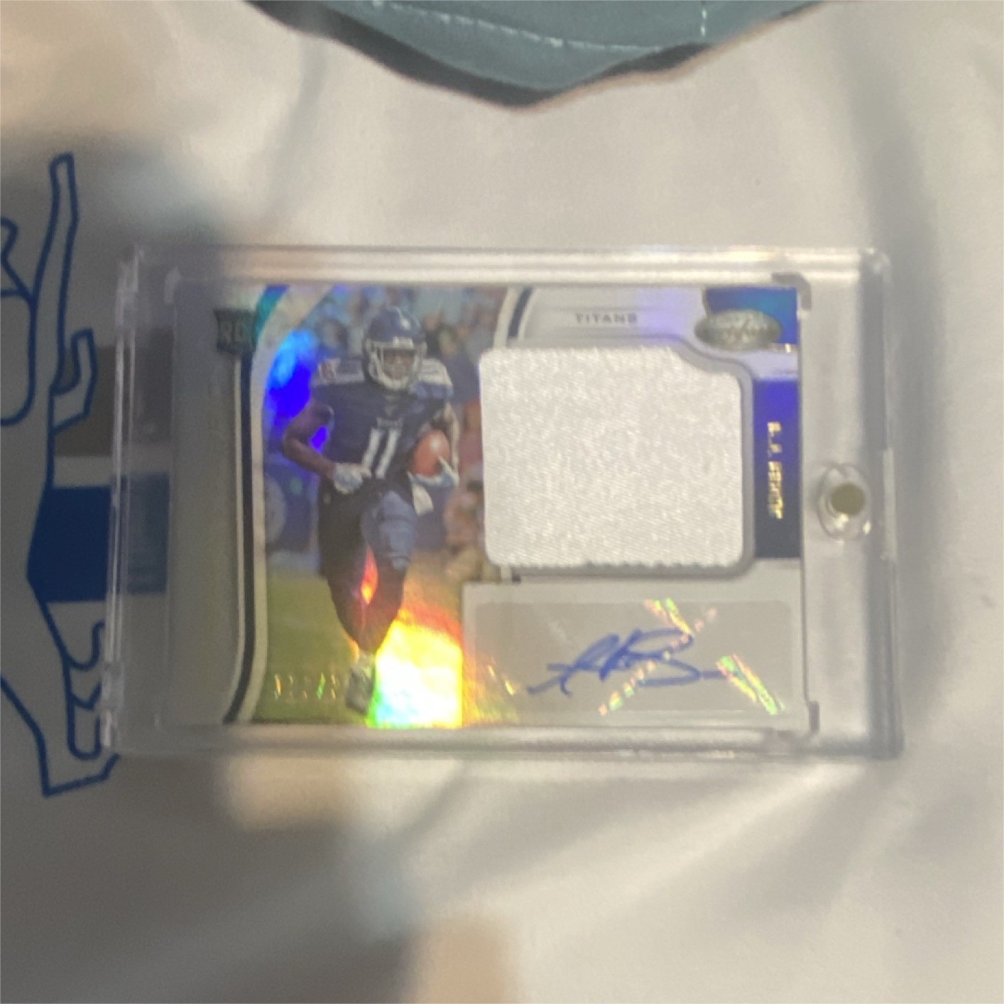 Panini Certified Mirror A.J. Brown #209 Titans Rookie Auto Patch /399