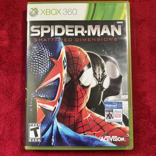 Spider Man Shattered Dimensions Xbox 360 Wal Mart Edition Tested No Comic