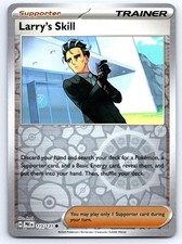 Larry's Skill 115/131 Common Prismatic Evolutions Pokemon Reverse Holo NM