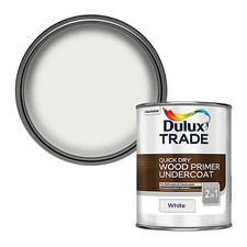 Dulux Trade Quick Dry Wood Primer Undercoat All Sizes White