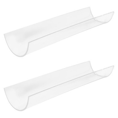 Acrylic Cake Roll Shaper 2pcs Clear U Shape Swiss Roll Cake Mold Long Roll De...