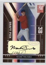 2004 Donruss Elite Extra Edition 241/1321 Mark Trumbo #341 Auto 0b2