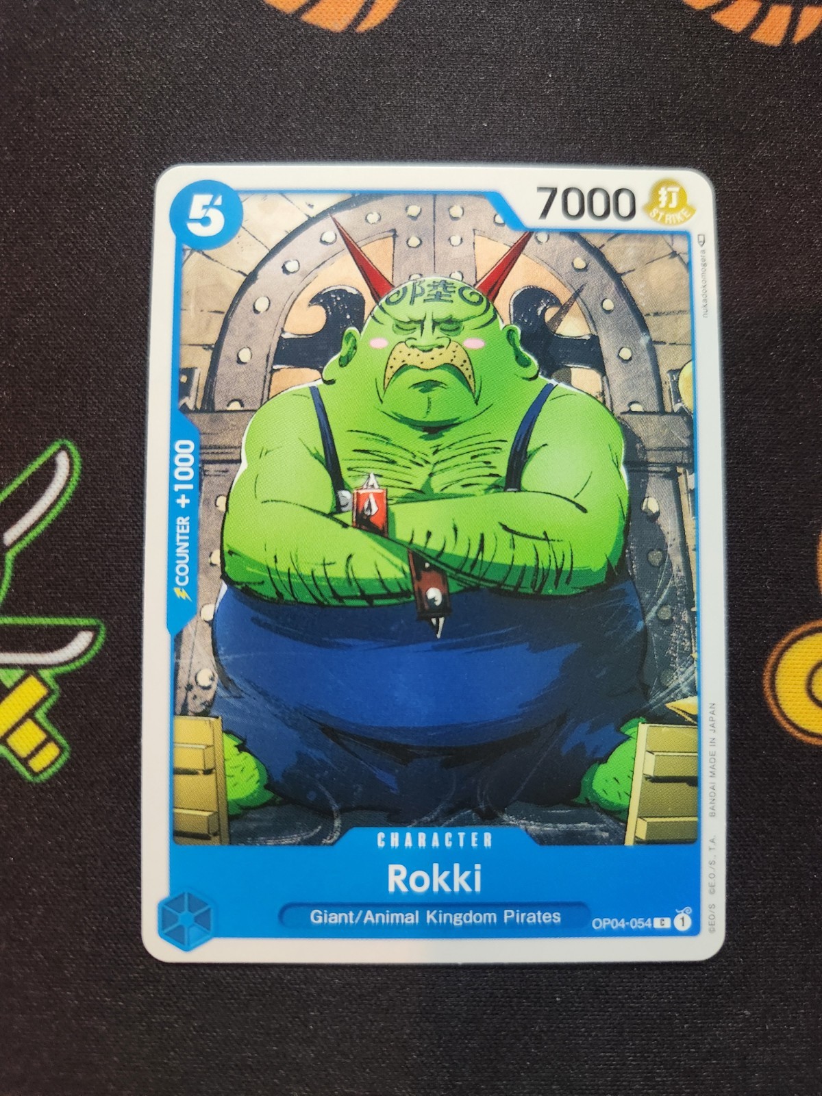 EXACT CARD PICTURED Rokki OP04-054 Kingdoms Of Intrigue One Piece TCG Eng Non-F