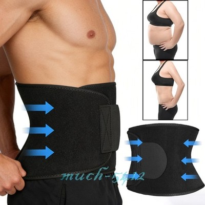 Waist Trimmer Belt Sweat Band Wrap Ab Stomach Weight Loss Fat