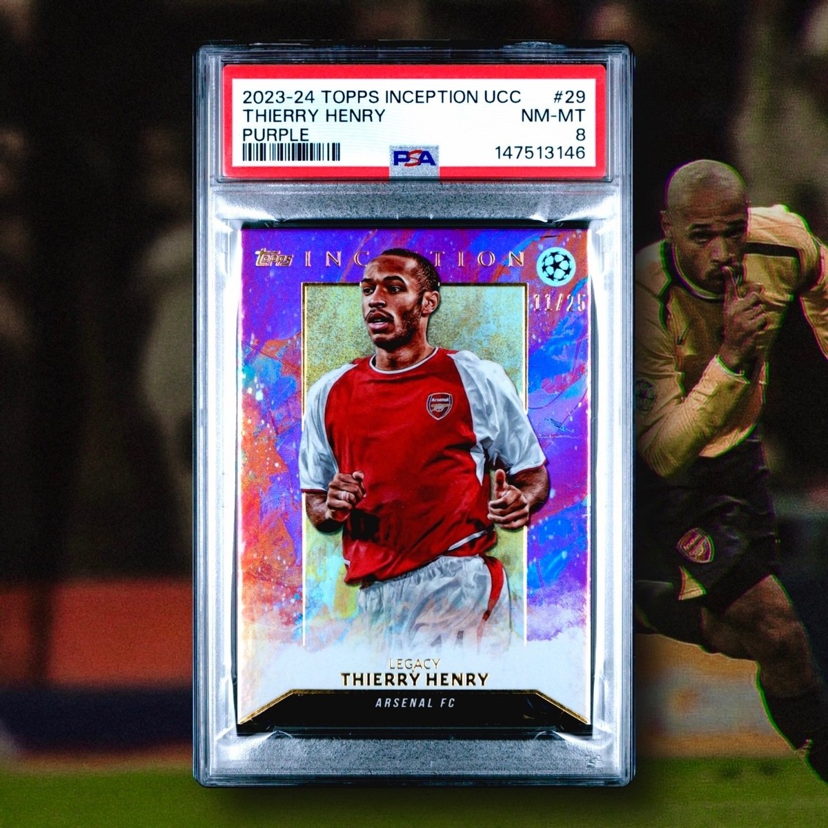2023-24 Topps Inception Uefa Club Competitions - Legacy Thierry