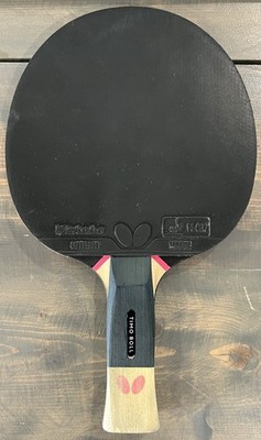 Butterfly Timo Boll Black 85030 Professionele tafeltennisbatjes voor technisch gevorderde spelers Wakaba coating ITTF-gecertificeerd anatomisch gevormd