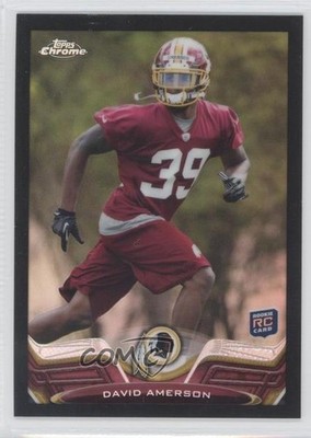 2013 Topps Chrome Black Refractor 83/299 David Amerson #66 Rookie RC 0a1