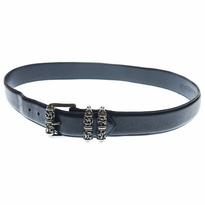 Chrome Hearts Celtic Roller 3PC Buckle Leather Belt Sz 32