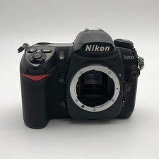 Nikon D200 Digital SLR Camera Black Body Excellent