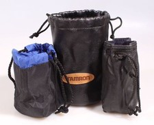 LENS POUCHES VARIOUS SIZES SET OF 3