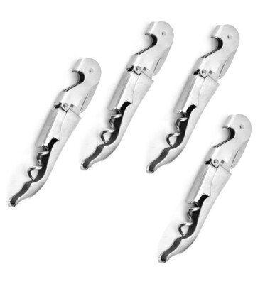4 Stück Korkenzieher Sommeliermesser Kellnermesser Flaschenöffner Korkenheber
