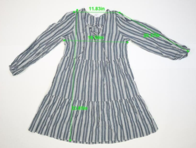 knee length dresses for ladies Long-Sleeve Jersey-Knit Mini Swing Dress for Women main image 0