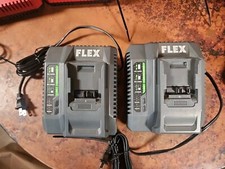 NEW Set Of 2 Flex FX0411 24V Fast Battery Cha...
